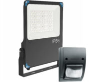 LED 100 watt LED lyskaster IP66 med bevegelsessensor (LED-bs-220100)(LCD‐FK‐103)