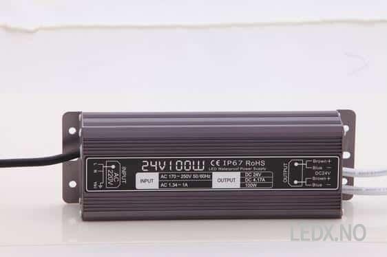 LED 100 watt strip trafo (TRW-1224-100)