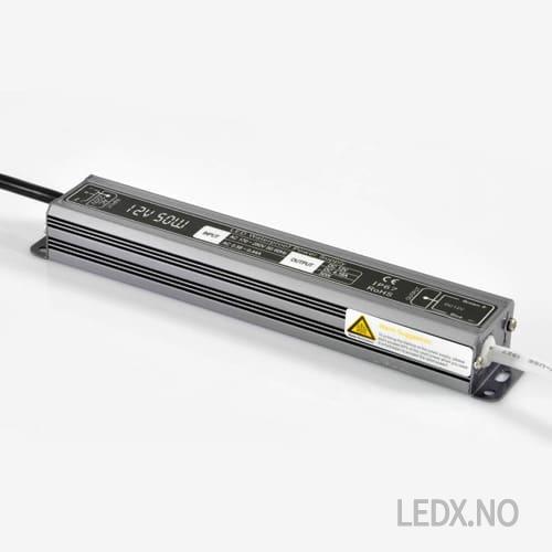 LED 50 watt strip trafo (TRW-1224-50) - Bilde 3