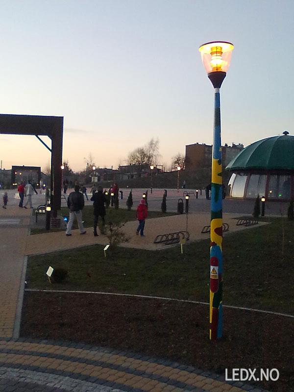 LED komposit gatelys stolper (ALU-KOM) - Bilde 8